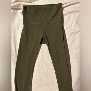 Green lululemon leggings